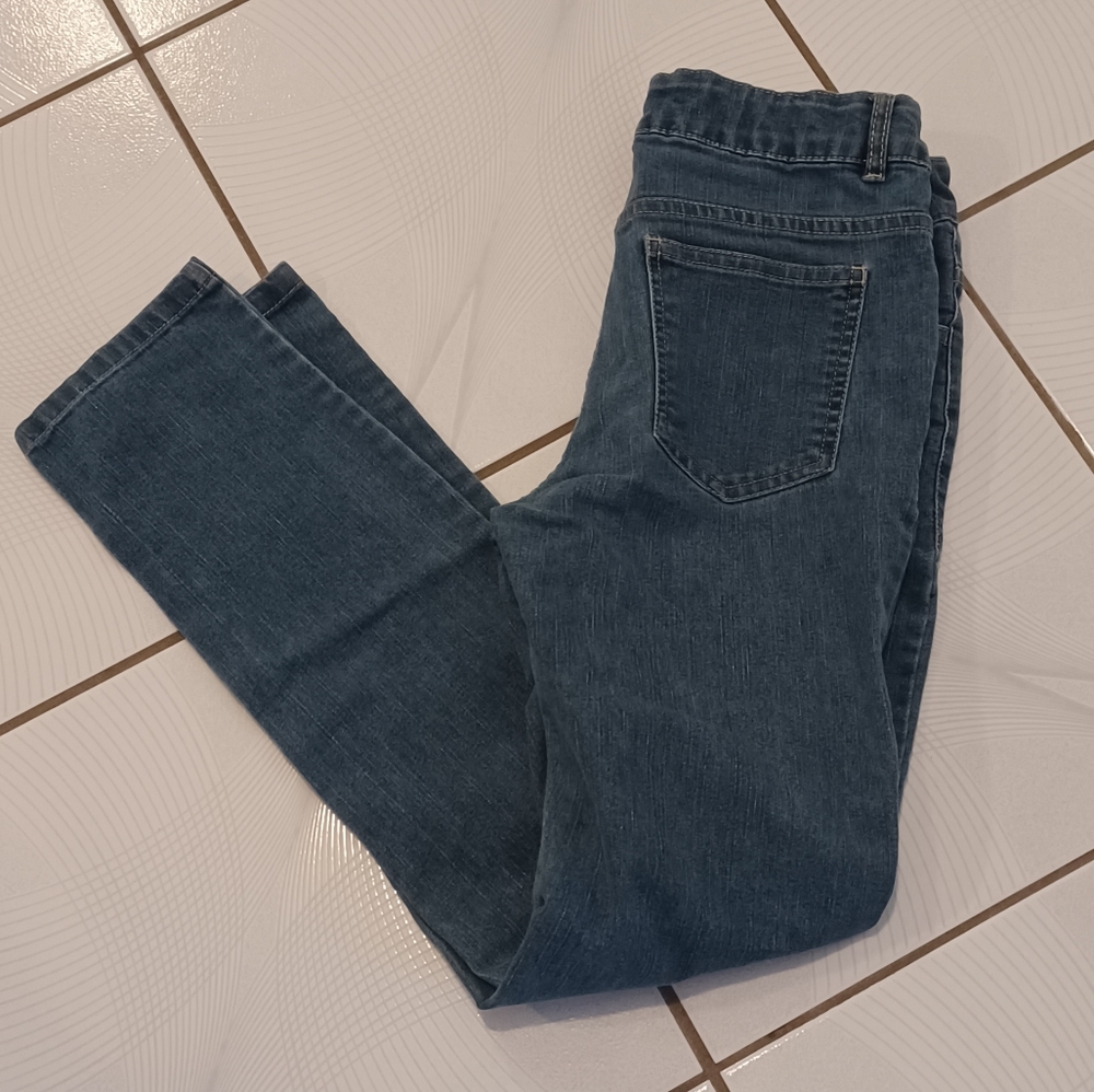 $4 Add-on Faded Jeans With Adjustable Waist - Size 14 (Girl)